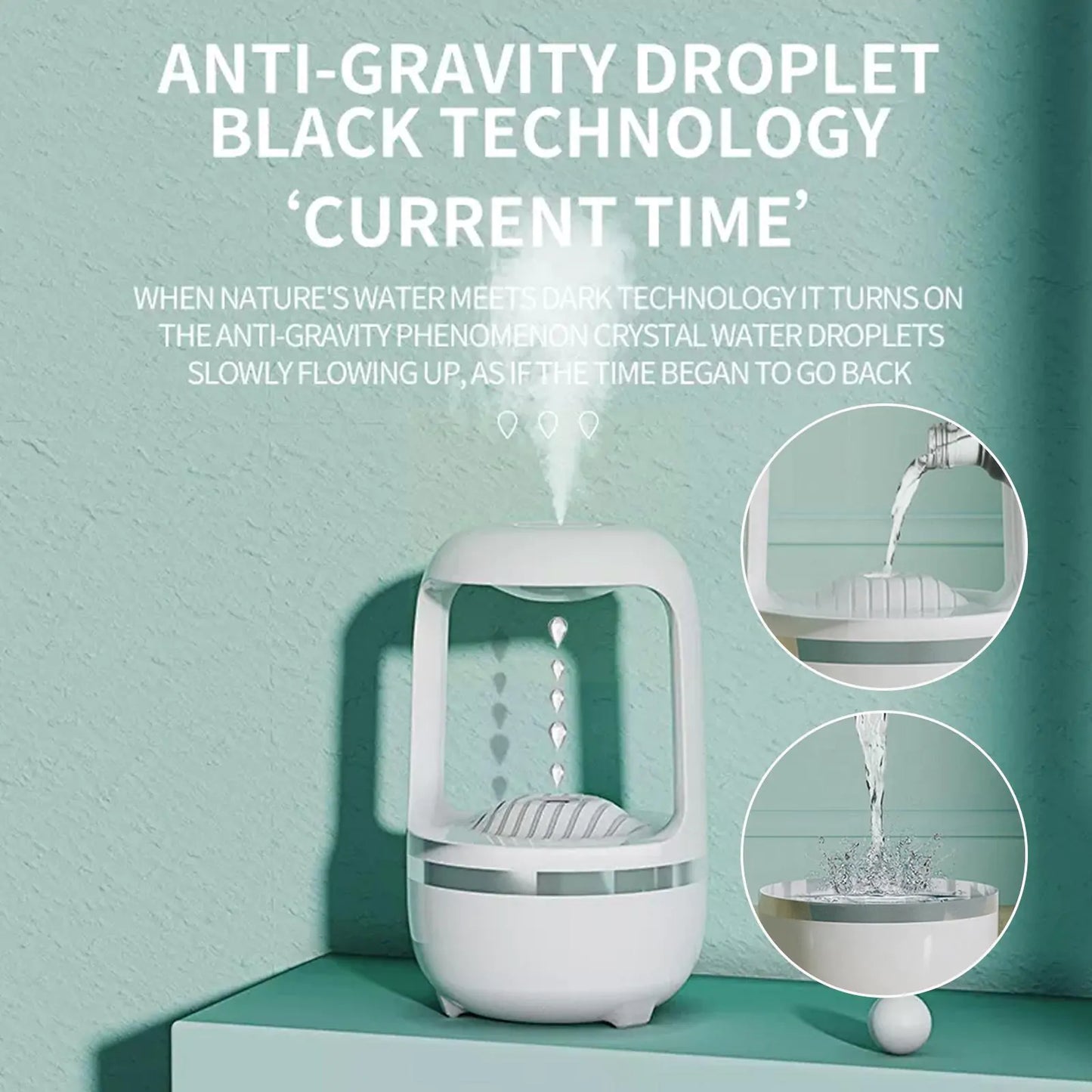 Luminous Breeze Water Drops Humidifier