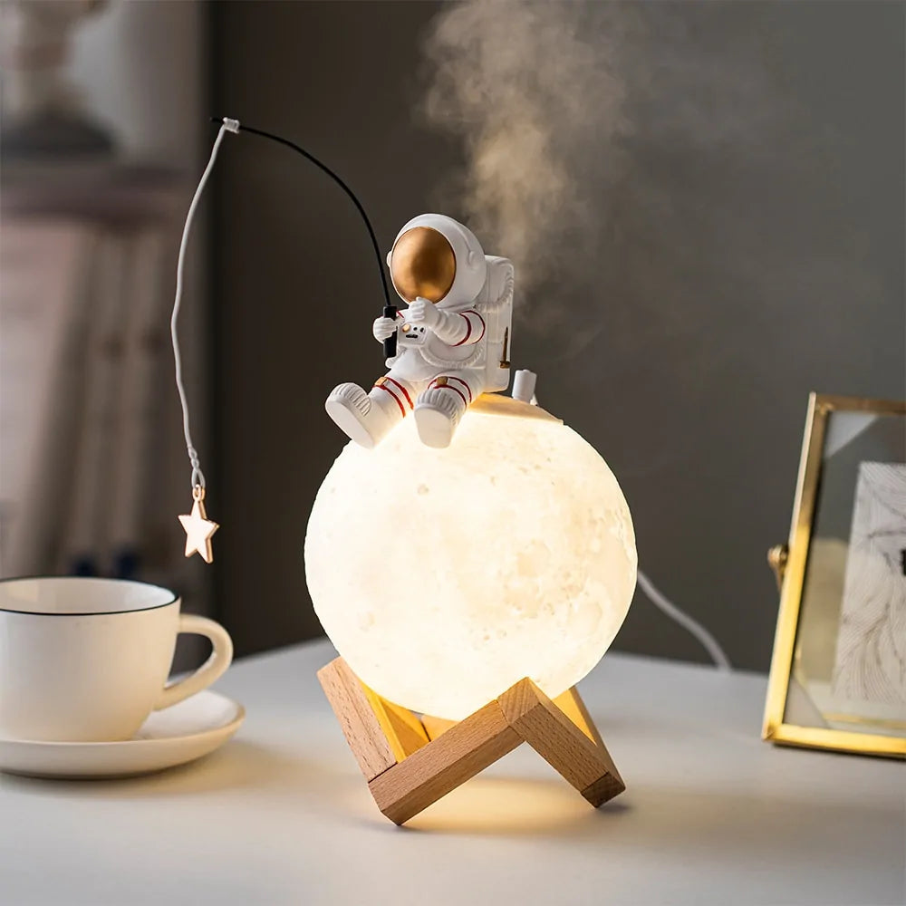 Luminous Breeze Astronaut Night Light Humidifier