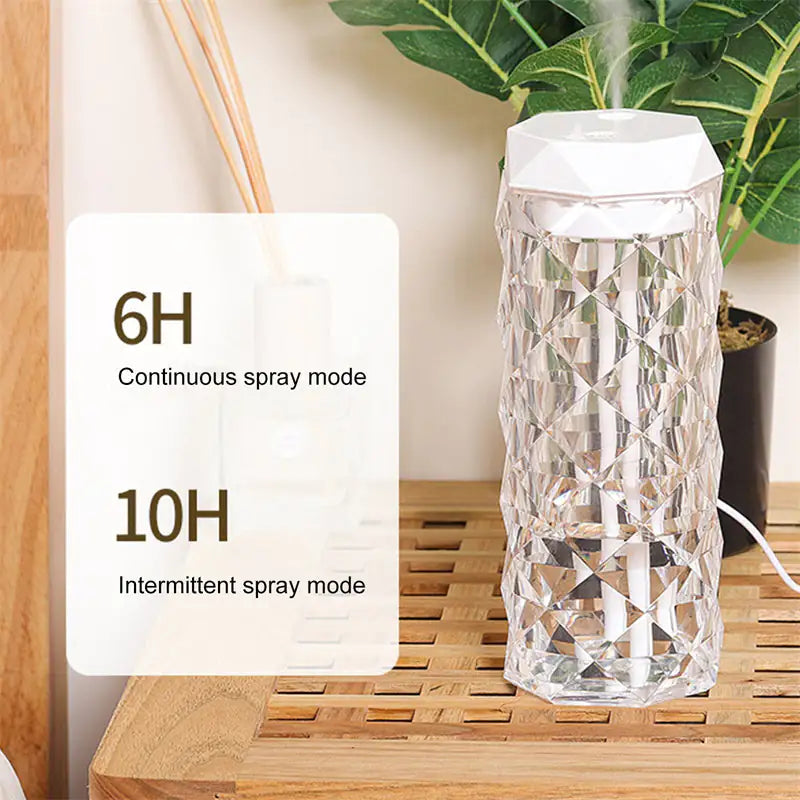 Luminous Breeze Crystal Lamp Air Humidifier