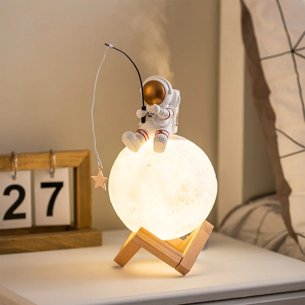 Luminous Breeze Astronaut Night Light Humidifier