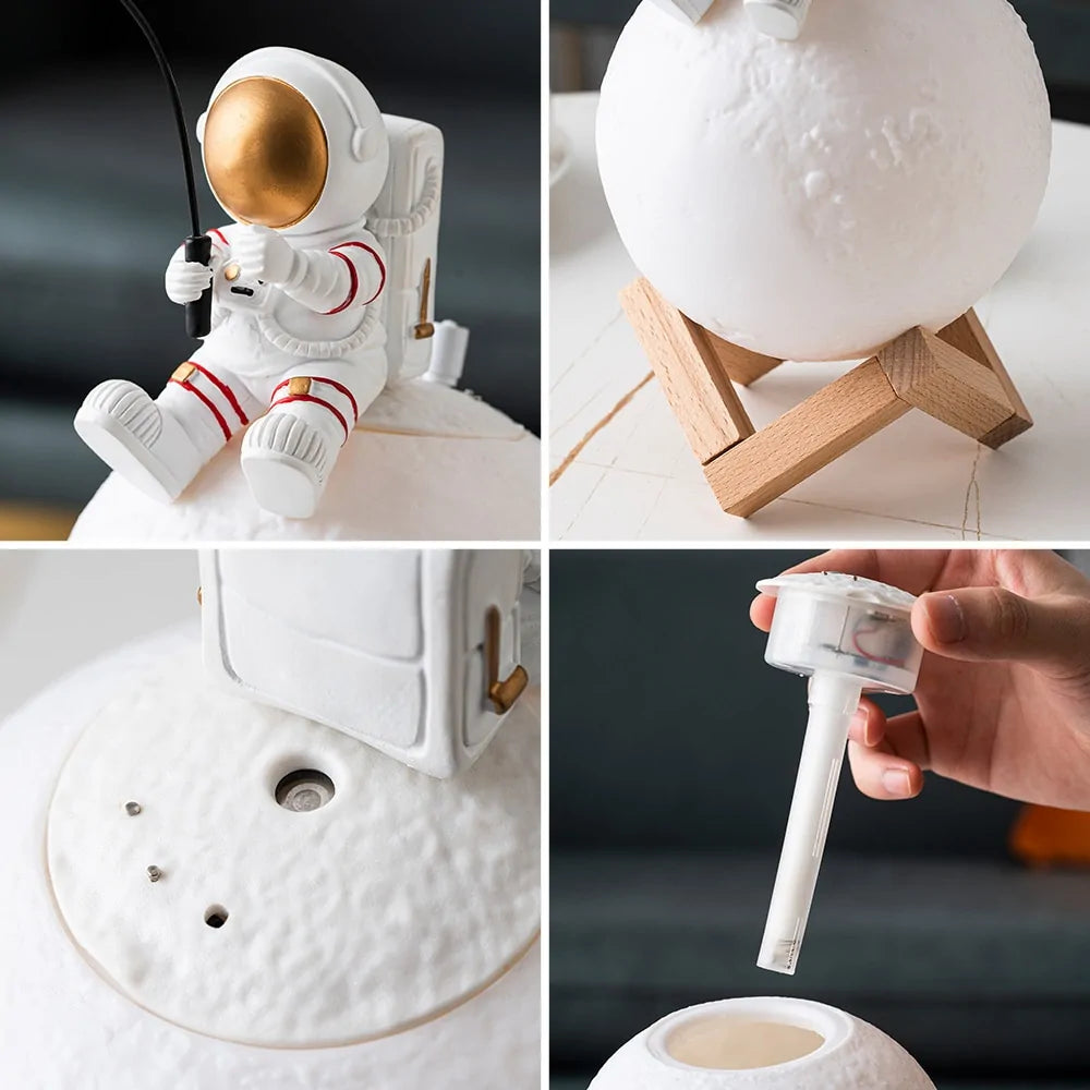 Luminous Breeze Astronaut Night Light Humidifier