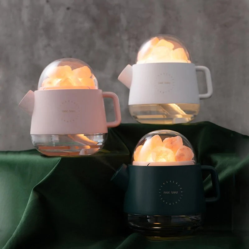 Luminous Breeze Magic Teapot Humidifier Night Lamp